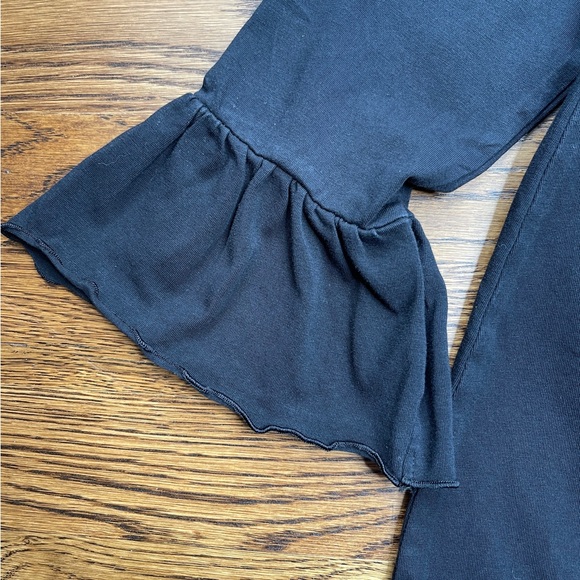 RuffleButts Black Belle Top - Picture 3 of 14